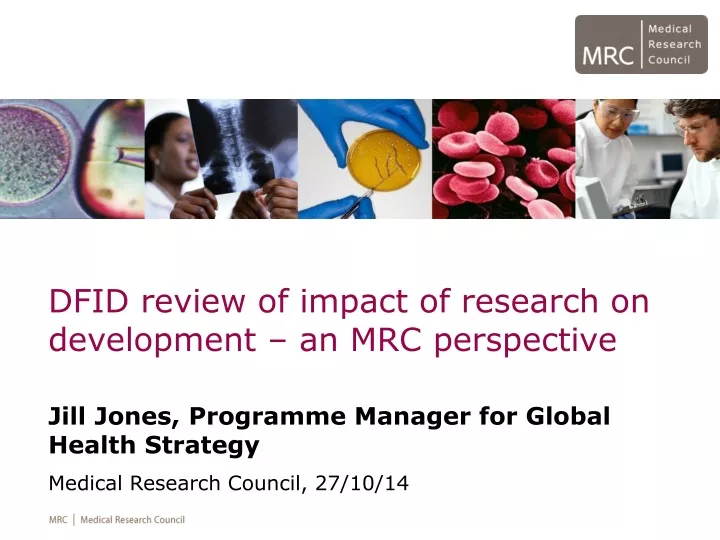 dfid review of impact of research on development
