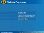 Functions and Variables in Algebra - slide 1