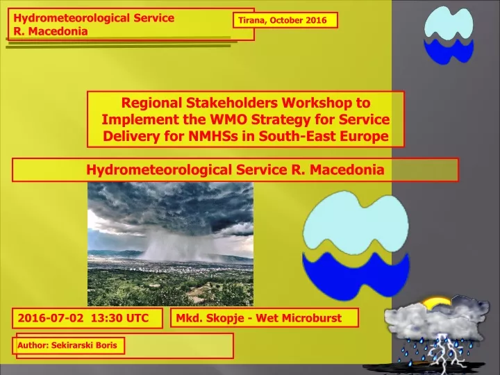 hydrometeorological service r macedonia
