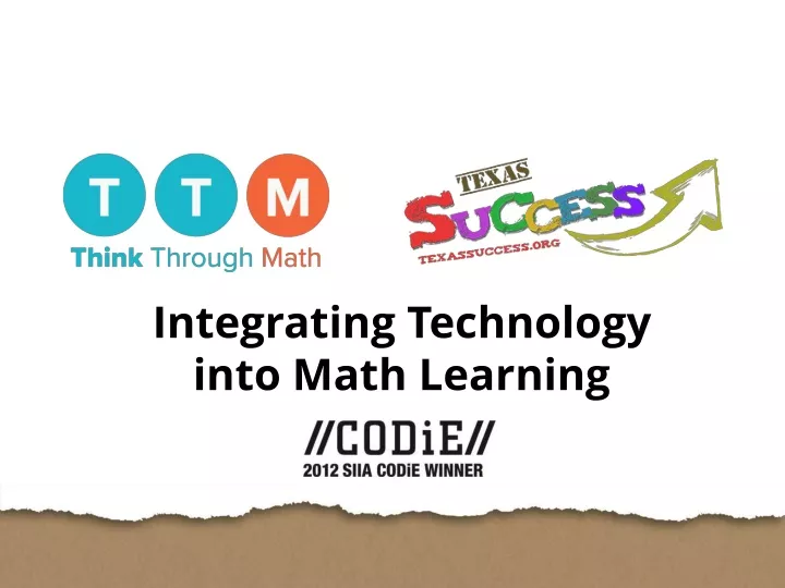 integrating technology into math learning