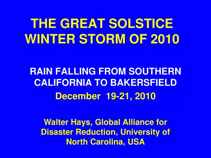 the great solstice winter storm of 2010