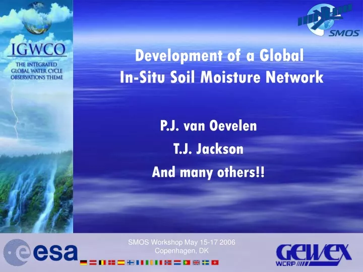 development of a global in situ soil moisture network