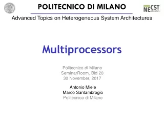 Multiprocessors