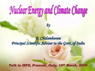 Nuclear Energy and Climate Change