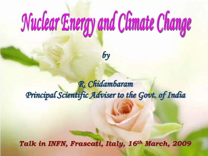 nuclear energy and climate change