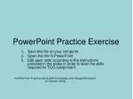 PPT - PowerPoint Practice Exercise PowerPoint Presentation, Free ...