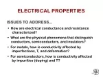 PPT - Chapter 3 ELECTRICAL PROPERTIES OF MATERIAL PowerPoint ...