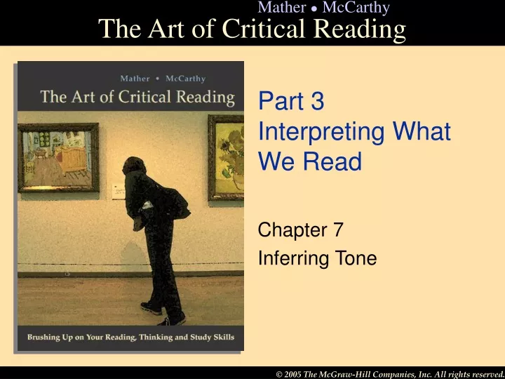 part 3 interpreting what we read
