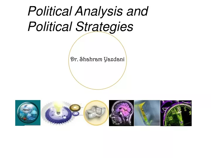 political analysis and political strategies