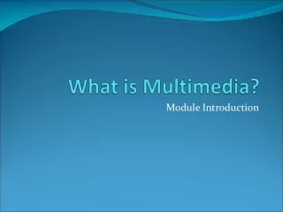 What is Multimedia?