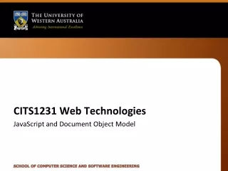 CITS1231 Web Technologies