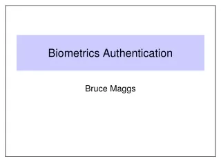 Biometrics Authentication