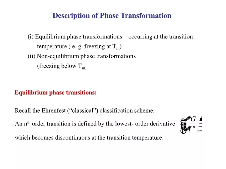 recall the ehrenfest classical classification