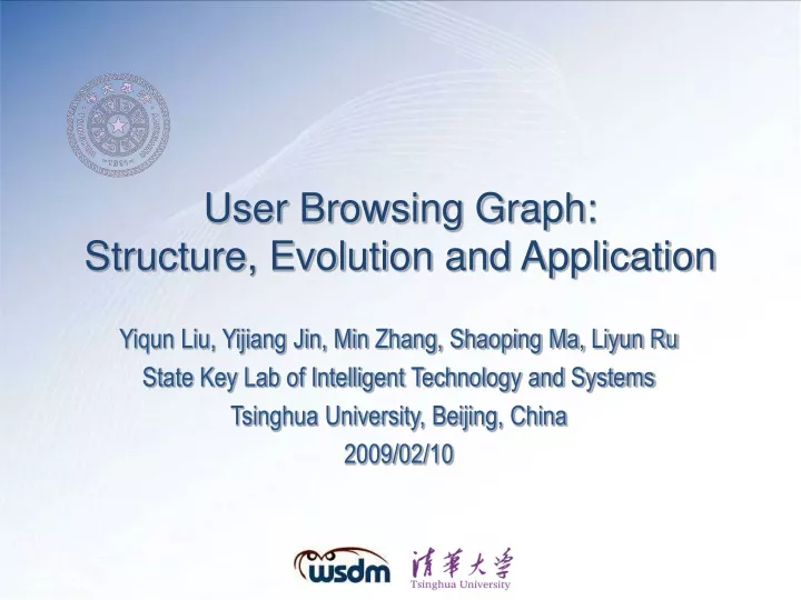 user browsing graph structure evolution and application