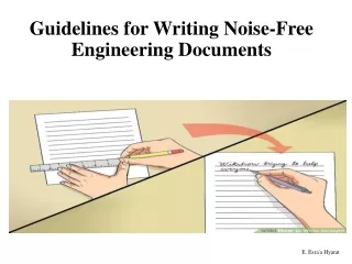 Guidelines for Writing Noise-Free Engineering Documents