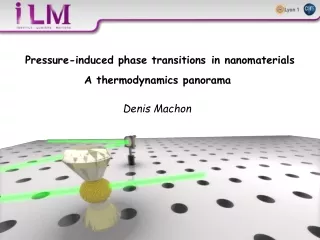Pressure-induced phase transitions in nanomaterials A thermodynamics panorama