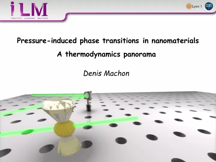 pressure induced phase transitions