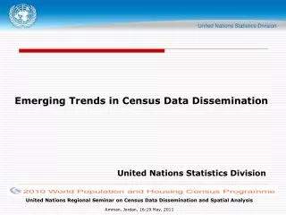 Emerging Trends in Census Data Dissemination
