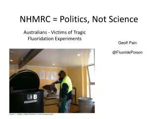 NHMRC = Politics, Not Science