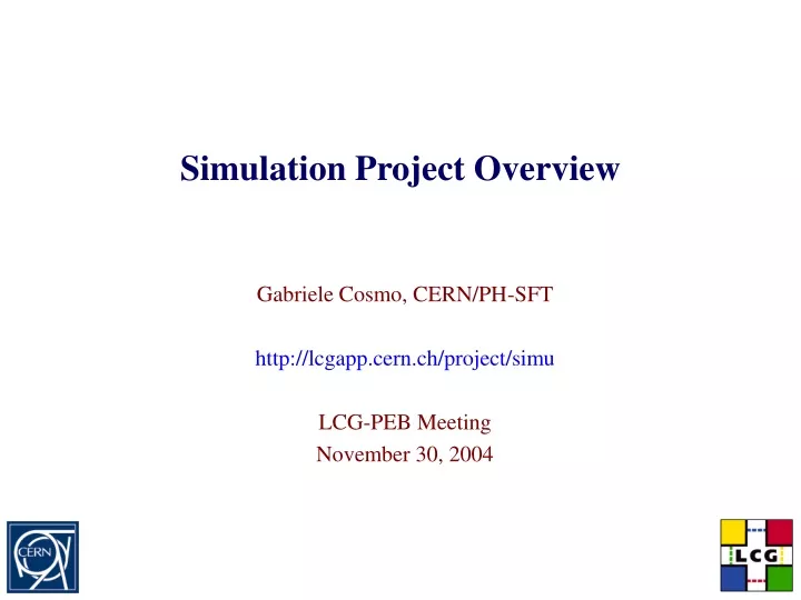 simulation project overview