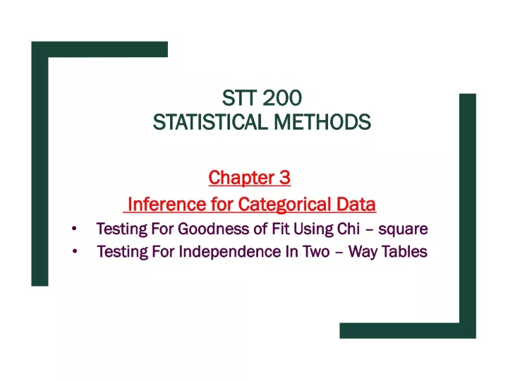 stt 200 statistical methods