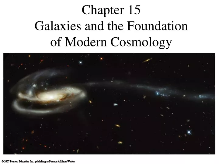 chapter 15 galaxies and the foundation of modern cosmology