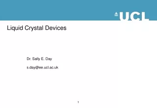 Liquid Crystal Devices