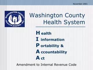 Washington County Health System