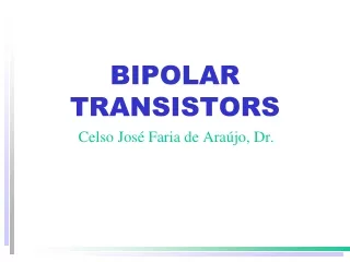 BIPOLAR TRANSISTORS