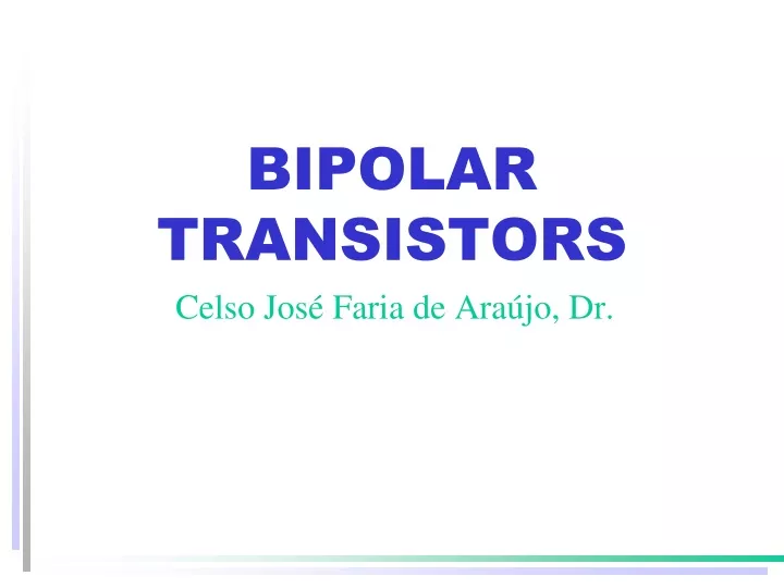bipolar transistors