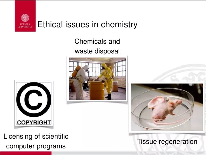 ethical issues in chemistry