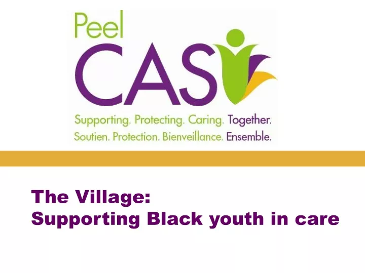 the village supporting black youth in care