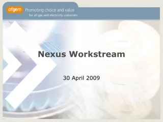 Nexus Workstream