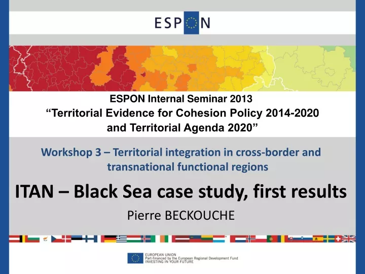 workshop 3 territorial integration in cross