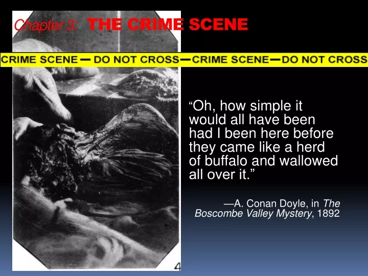 chapter 3 the crime scene