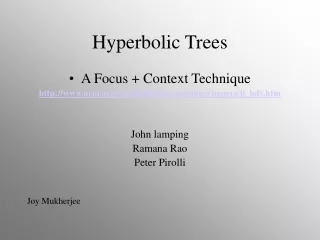 Hyperbolic Trees