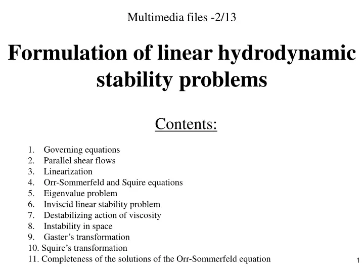 multimedia files 2 13 formulation of linear