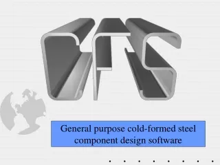 General purpose cold-formed steel component design software