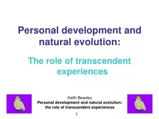 personal development and natural evolution