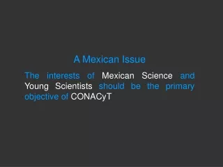 A Mexican Issue