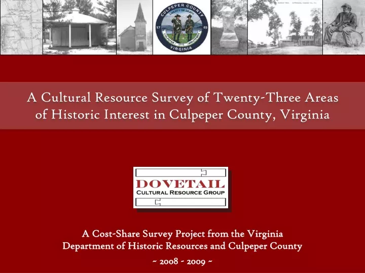 a cultural resource survey of twenty three areas