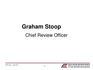Graham Stoop Chief Review Officer