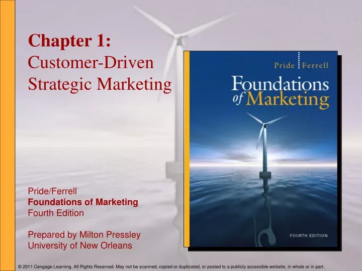 chapter 1 customer driven strategic marketing