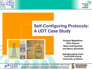 Self-Configuring Protocols: A UDT Case Study