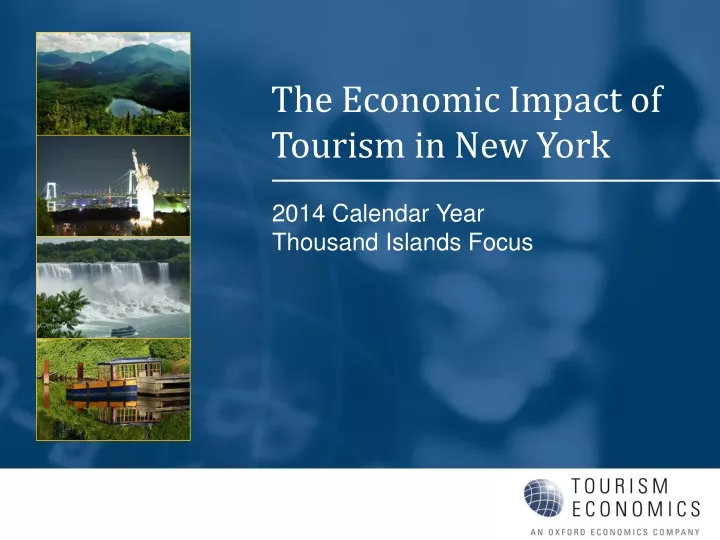 the economic impact of tourism in new york