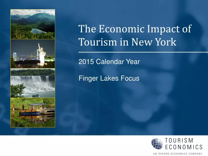 the economic impact of tourism in new york