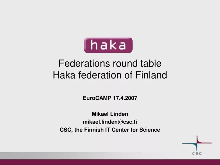 federations round table haka federation of finland