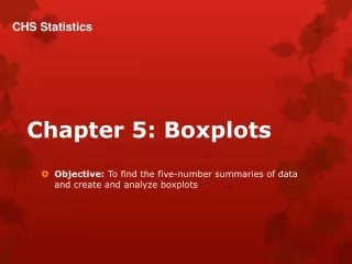 Chapter 5: Boxplots