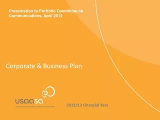Corporate &amp; Business Plan