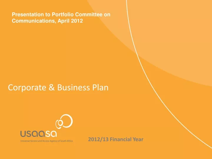 corporate business plan